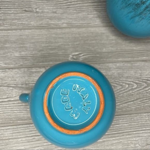 De Silva Italian Glazed Pottery Pitchers turquoise kitchen decoration - Picture 4 of 6